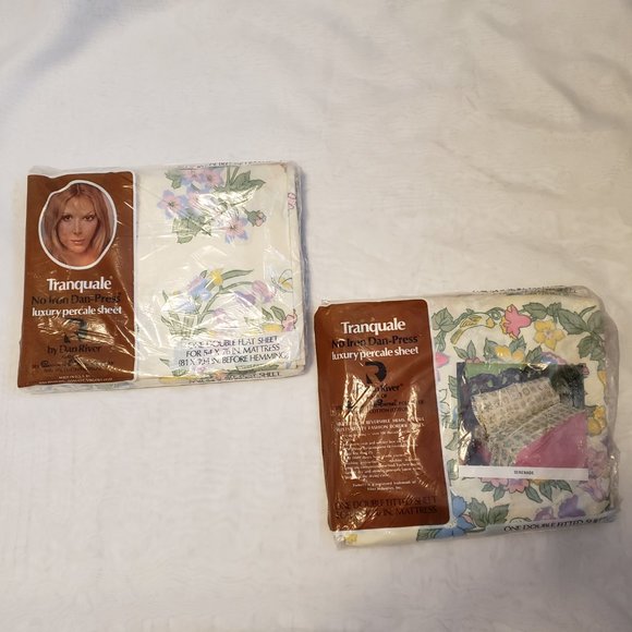 Vintage Dan River Sheet Set, Serenade Pattern - Picture 6 of 10